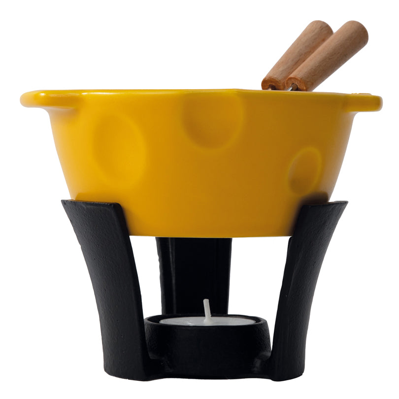 Servizio fonduta formaggio "Party Mini Cheesy", 5 pezzi ml 300/cm Ø14x11