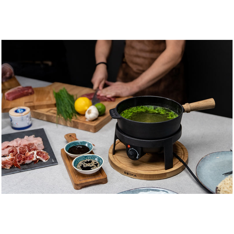 Servizio fonduta elettrico "Pro", 12 pezzi l 2,15/cm Ø40x28,5