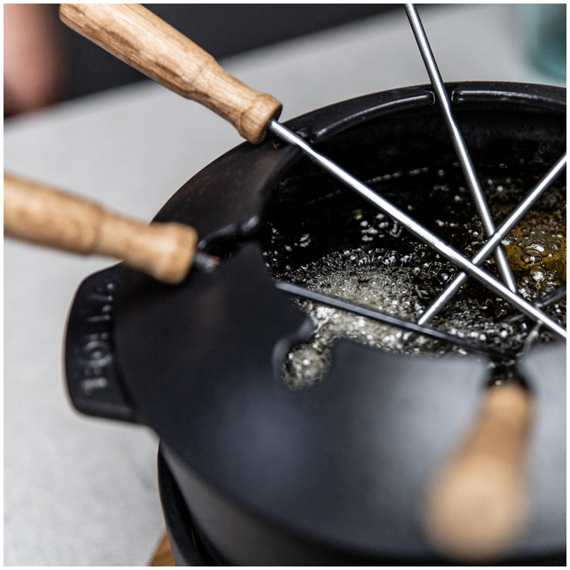 Servizio fonduta elettrico "Pro", 12 pezzi l 2,15/cm Ø40x28,5