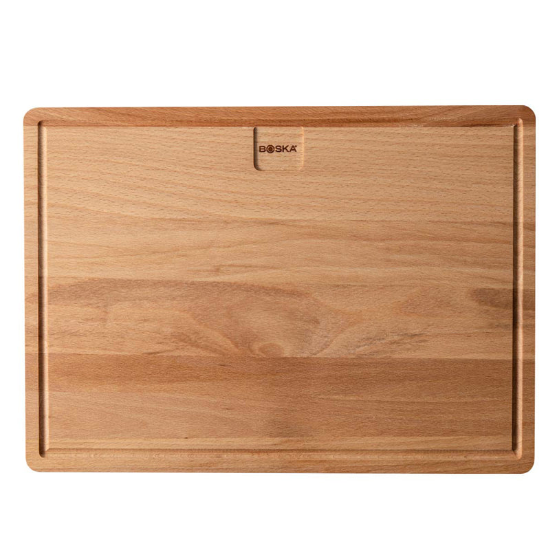 Tagliere da portata rettangolare con scanalatura "Amigo" cm 39x28,5x1,5