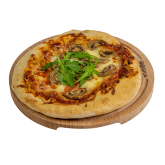 Tagliere per servire pizza tondo S "Amigo" cm Ø24x2
