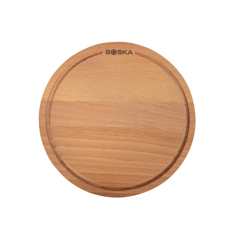 Tagliere per servire pizza tondo S "Amigo" cm Ø24x2