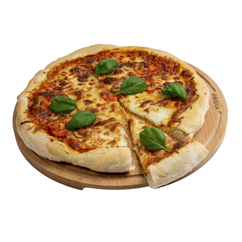 Tagliere per servire pizza tondo M "Amigo" cm Ø29,5x2