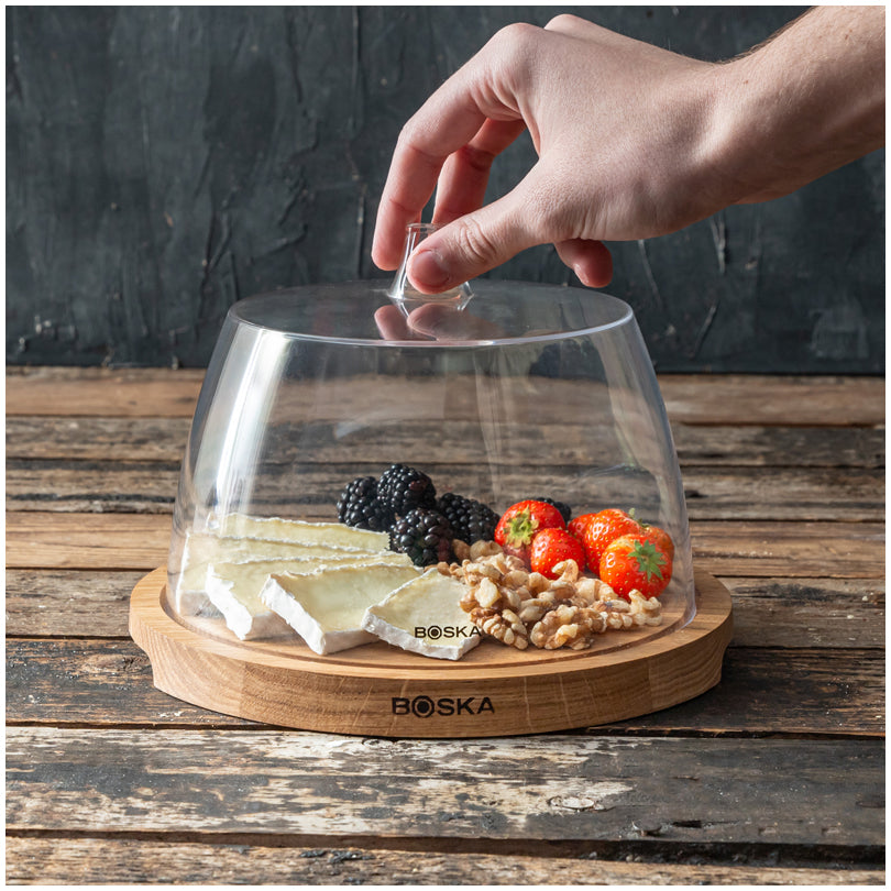 Campana per formaggio tonda "Friends", 2 pezzi cm Ø23,8x15