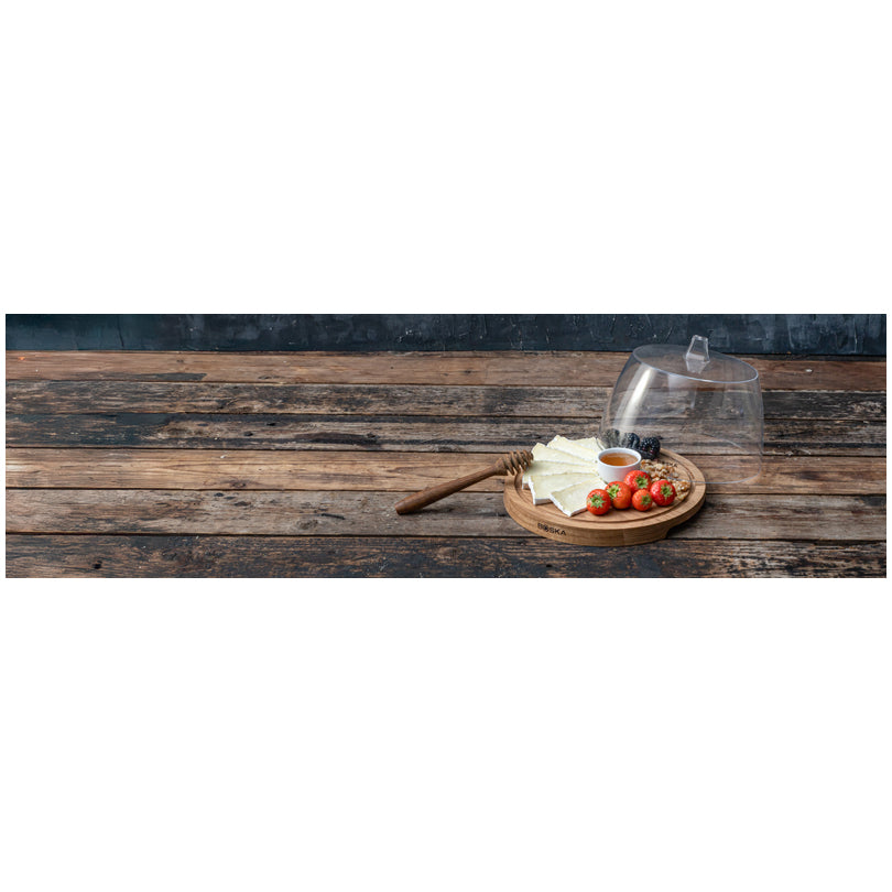 Campana per formaggio tonda "Friends", 2 pezzi cm Ø23,8x15