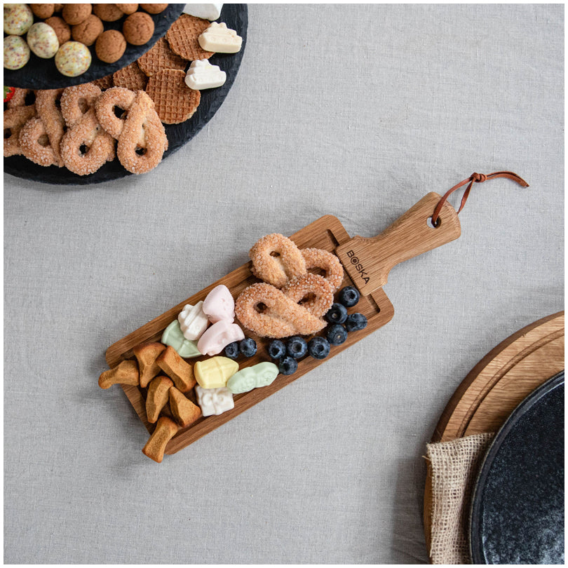 Tagliere da portata rettangolare "Friends S" cm 30x10x2