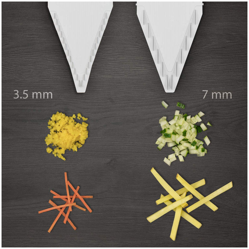 Affettaverdura "V5 Power Line", Kit 5 pezzi cm 38x15