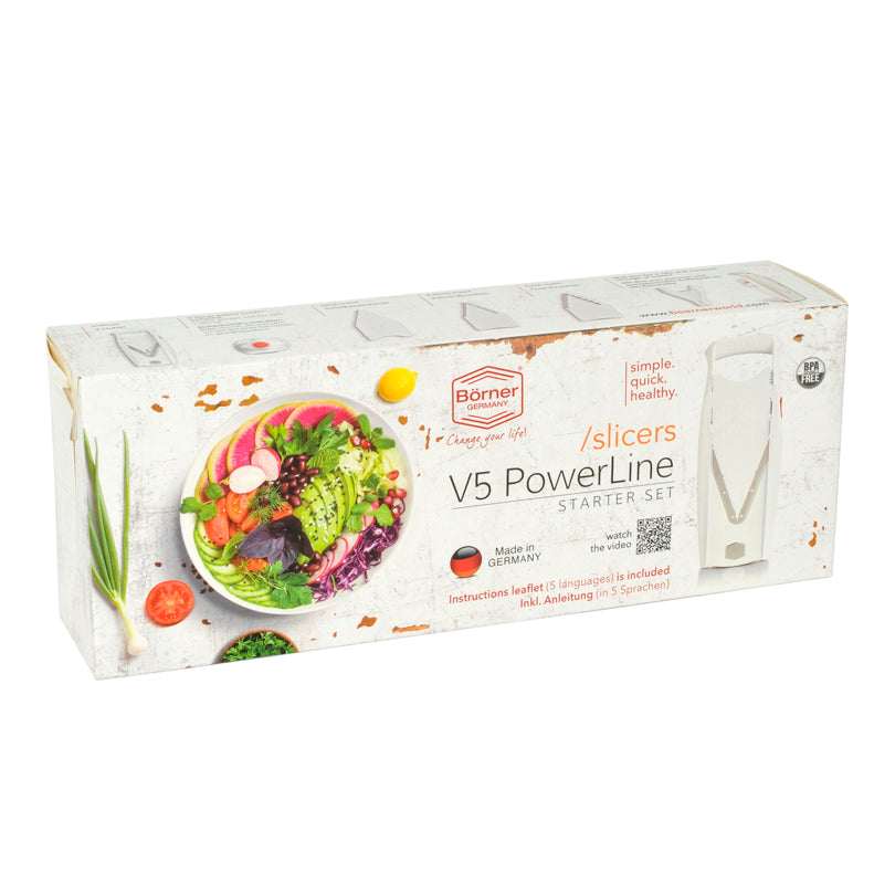 Affettaverdura "V5 Power Line", Kit 5 pezzi cm 38x15