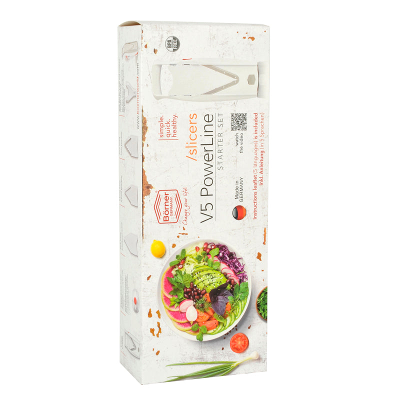 Affettaverdura "V5 Power Line", Kit 5 pezzi cm 38x15