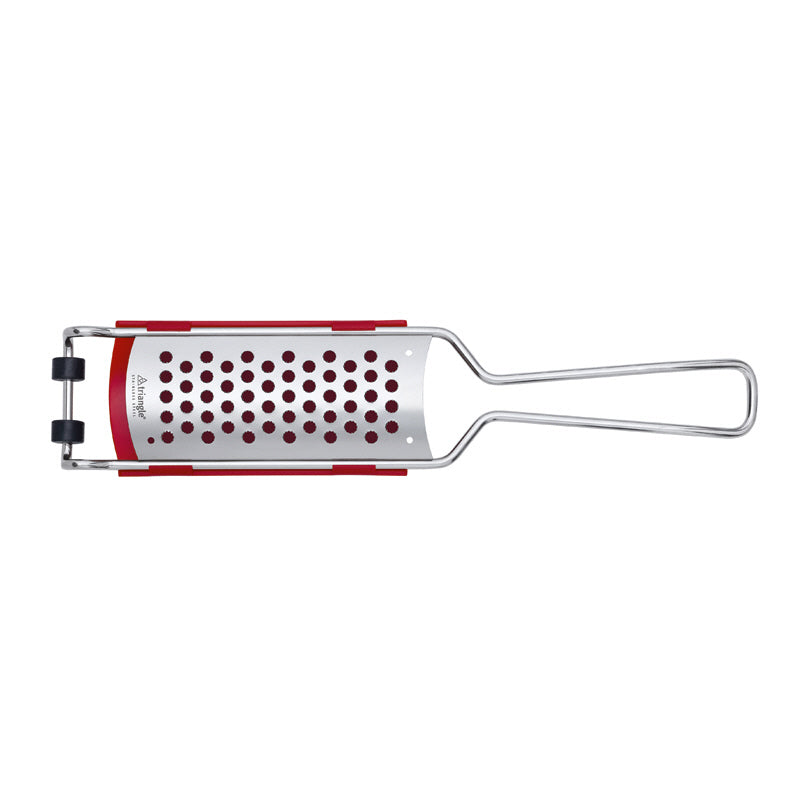 Parmesanreibe mit 2-in-1 Fänger und Klingenschutz cm 33x7x2