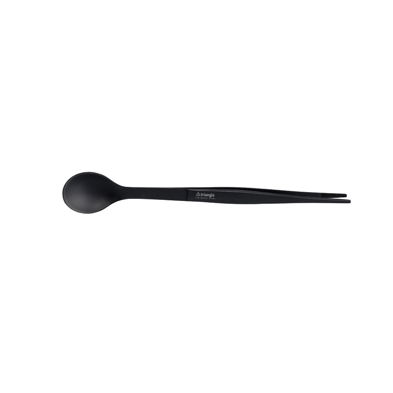 Cucchiaio d'assaggio con pinza "2 in 1" cm 2,5x17