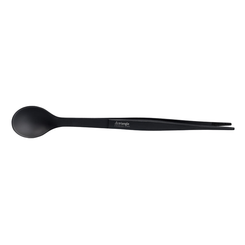 Cucchiaio d'assaggio con pinza "2 in 1" cm 2,5x17