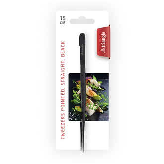Pinza cucina di precisione, dritta e a punta cm 15