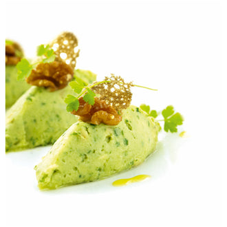 Cucchiaio forma quenelle con manico lungo, piccolo cm 3x22