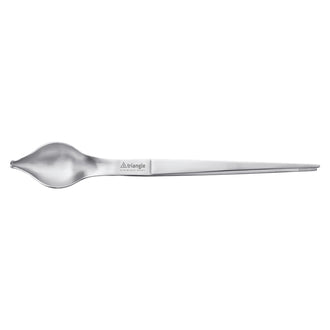 Cucchiaio decorazione piatti con pinza integrata cm 20
