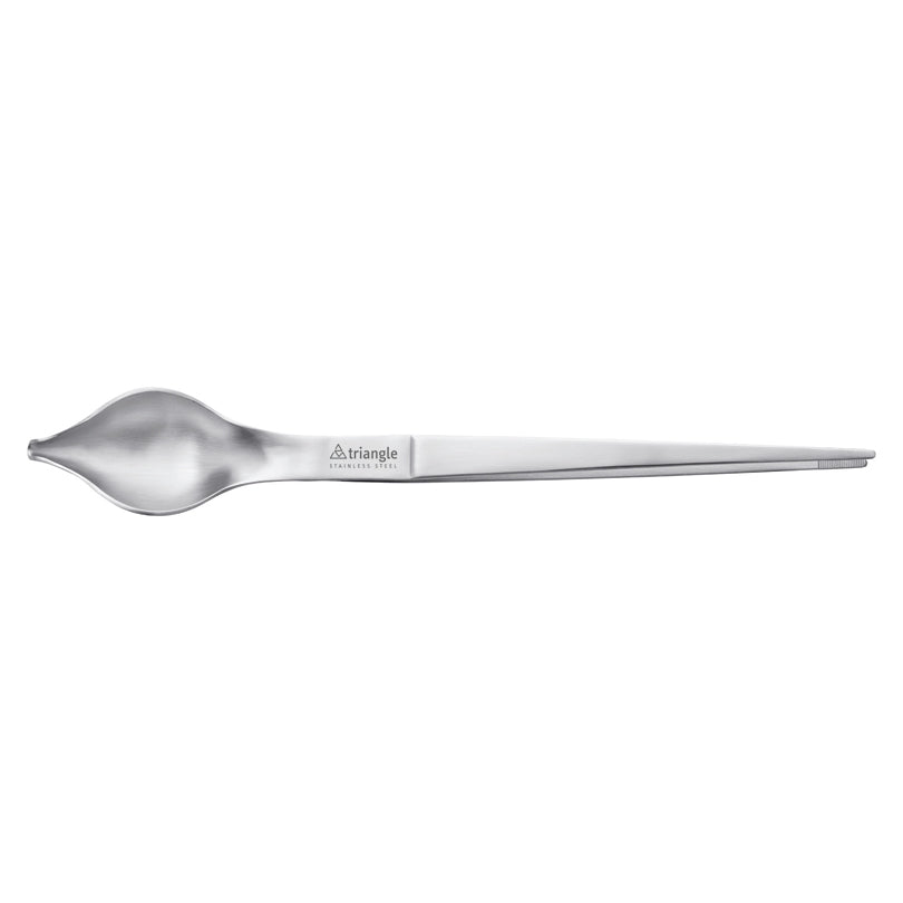 Cucchiaio decorazione piatti con pinza integrata cm 20