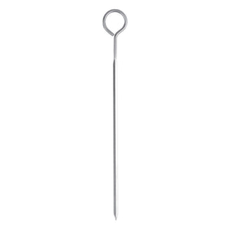Spiedino BBQ con anello, confezione 6 pezzi cm 20