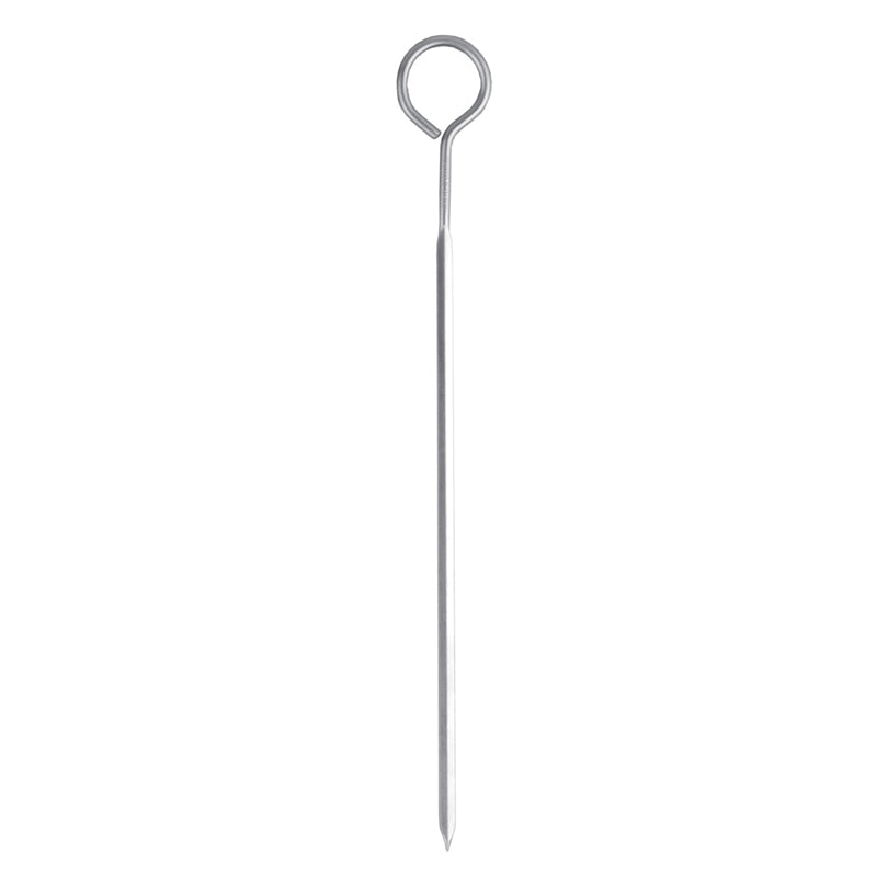 Spiedino BBQ con anello, confezione 6 pezzi cm 20