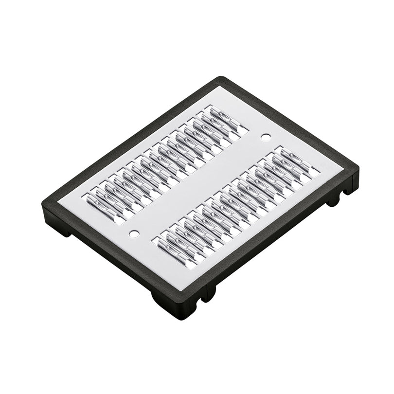 Affettajulienne con 3 lame intercambiabili e fermaverdure cm 24,5x9,5x4,5
