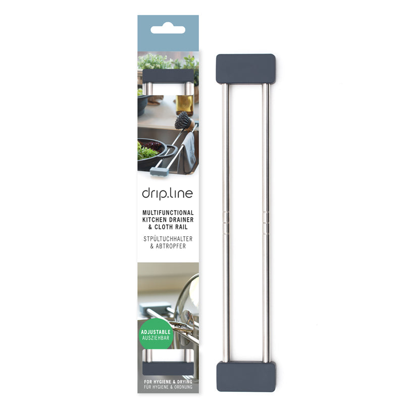 Portapanno/-spugna & Supporto scolapasta multifunzionale "4in1 drip.line", in display assortito da 24 pezzi cm 32,5-56,5