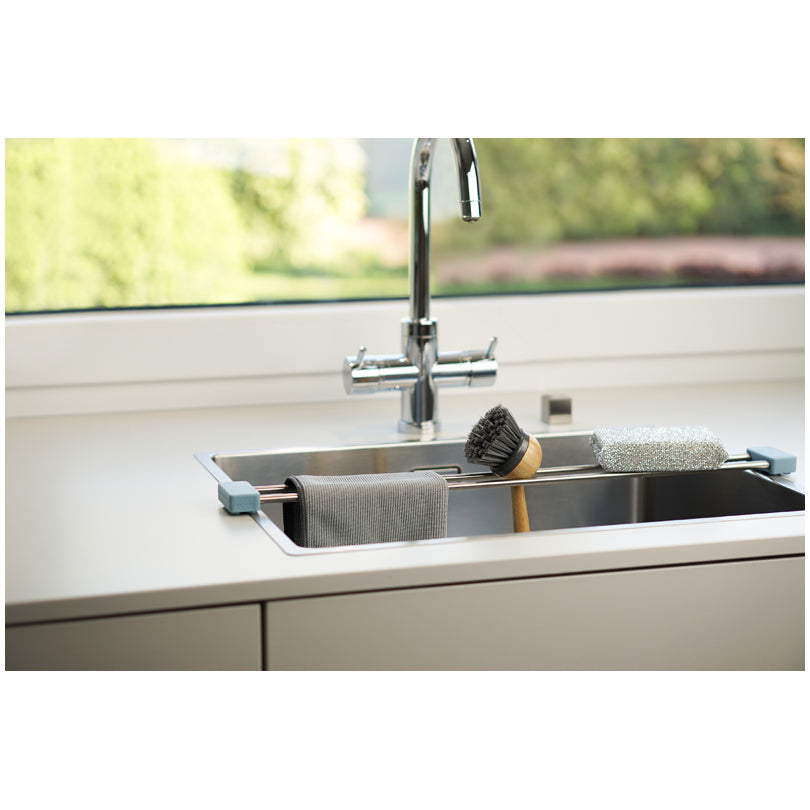 Portapanno/-spugna & Supporto scolapasta multifunzionale "4in1 drip.line", in display assortito da 24 pezzi cm 32,5-56,5