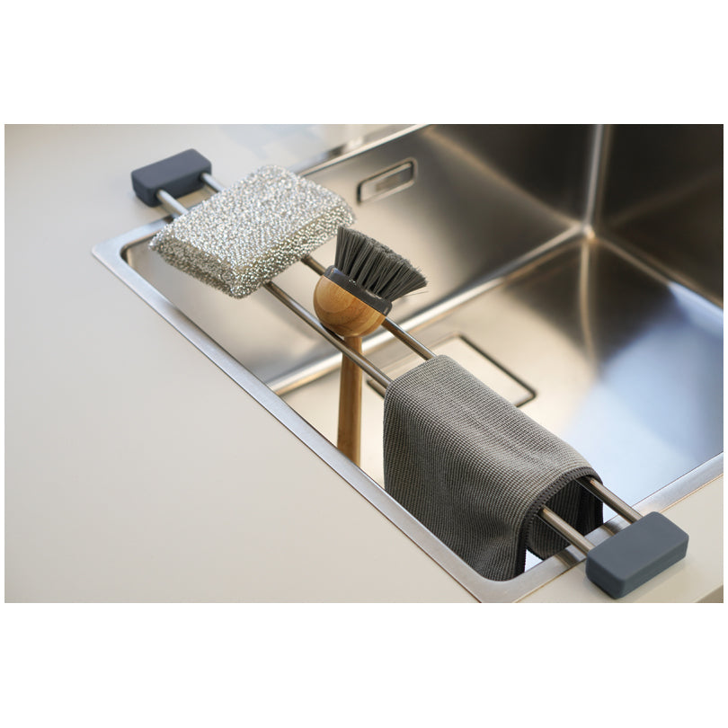 Portapanno/-spugna & Supporto scolapasta multifunzionale "4in1 drip.line", in display assortito da 24 pezzi cm 32,5-56,5