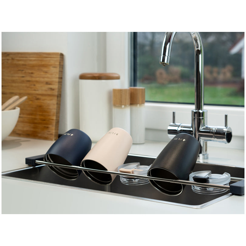 Supporto scolabottigile allungabile "Drip.it+", in display da 12 pezzi cm 10,5x37,5-56,5