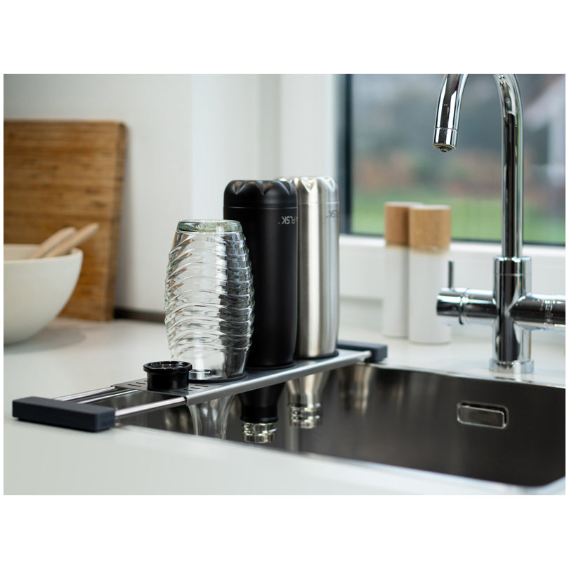 Supporto scolabottigile allungabile "Drip.it+", in display da 12 pezzi cm 10,5x37,5-56,5