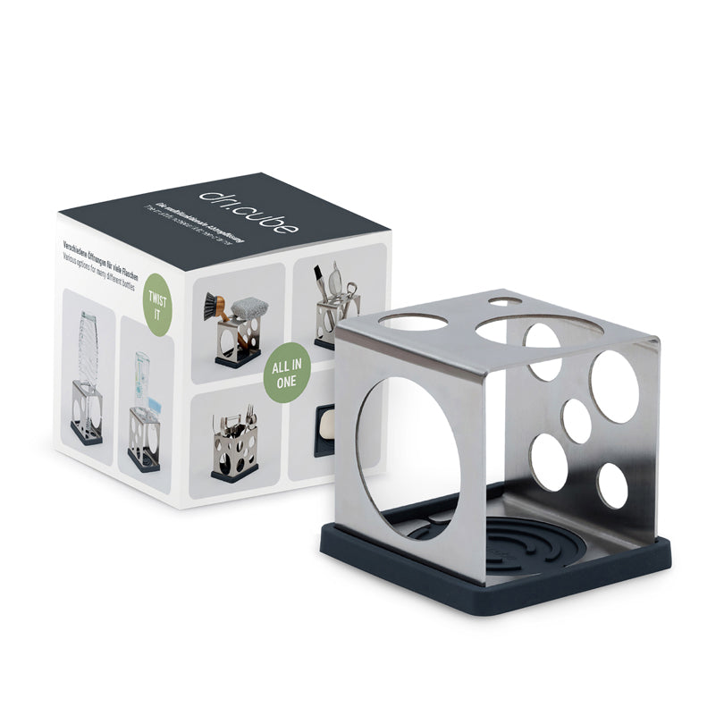 Supporto scolabottiglie "dri.cube" cm 11x10x11