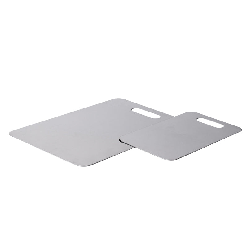 Tagliere rettangolare in acciaio inox (18/10) con finitura satinata cm 36x25x0,1