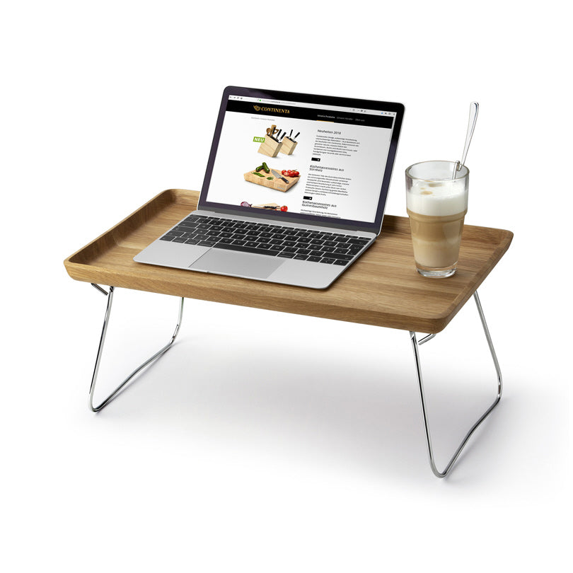 Vassoio colazione letto pieghevole cm 53x32x7