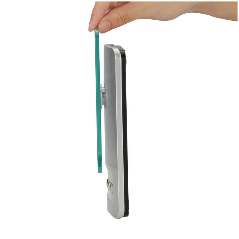 Bilancia cucina digitale con piattaforma in vetro 1g/5kg cm 20,2x15x3,4