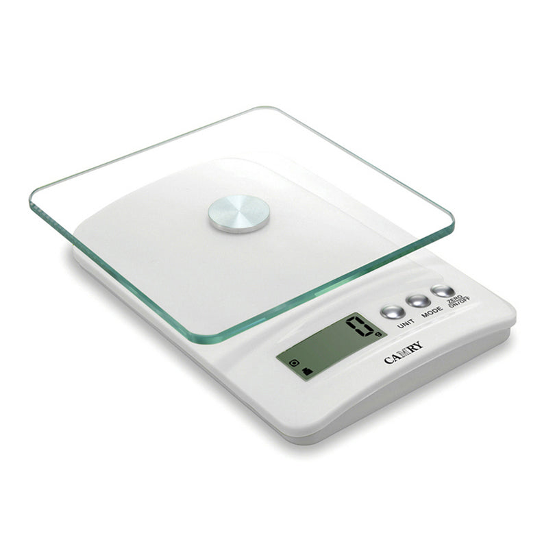 Bilancia cucina digitale con piattaforma in vetro 1g/5kg cm 20,2x15x3,4