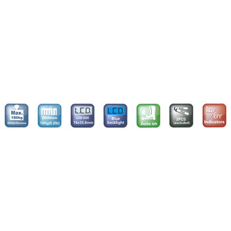 Bilancia pesapersone digitale "Bambù" 100g/180kg cm 30x30x3,2