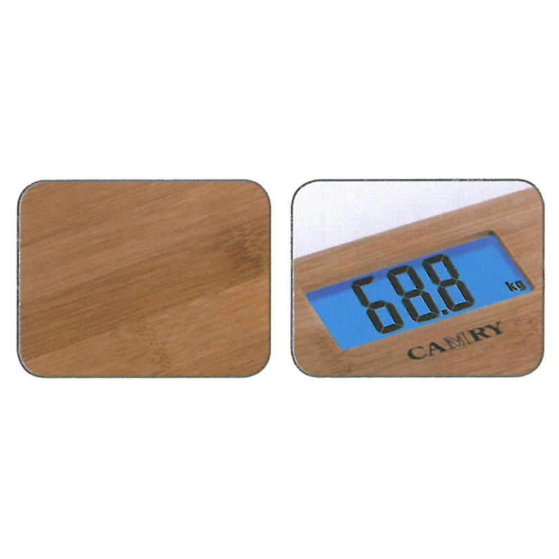 Bilancia pesapersone digitale "Bambù" 100g/180kg cm 30x30x3,2