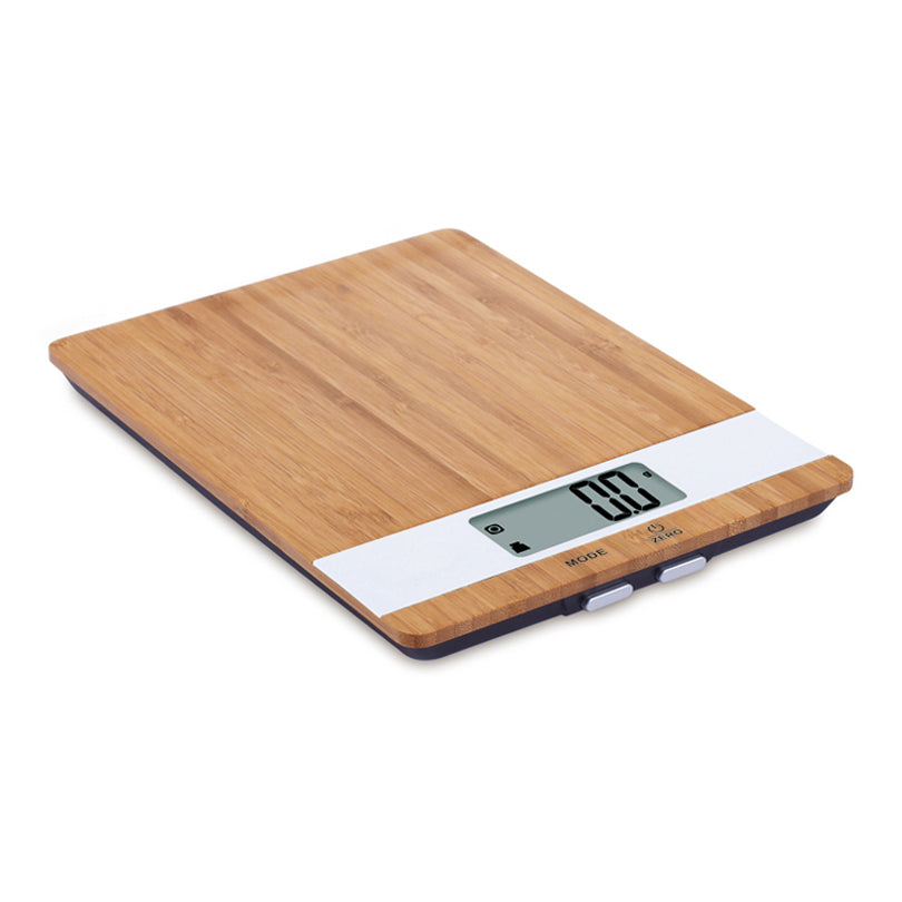 Bilancia cucina digitale con piattaforma in bambù 1g/5kg cm 23x17x2,2