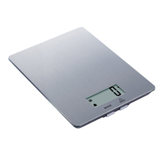 Bilancia da cucina digitale con piatto in acciaio inox 1g/5kg cm 23x17x2