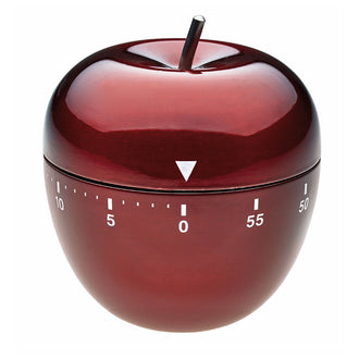 Timer/Contaminuti da cucina meccanico Mela cm 6,3x7,1