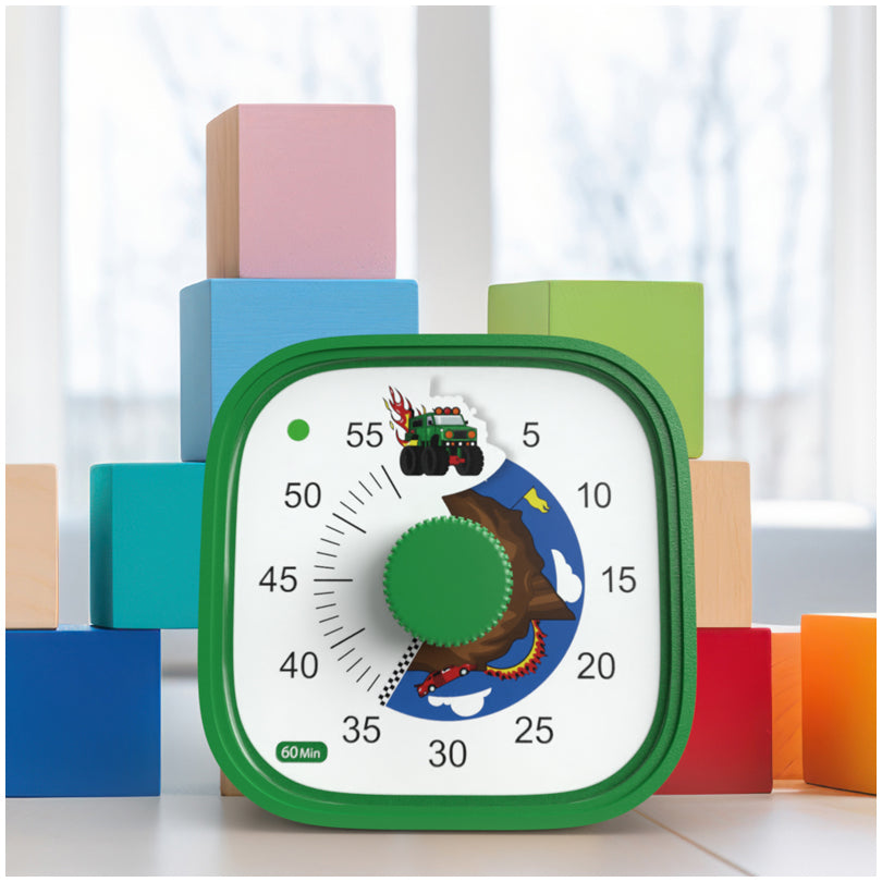 Contaminuti/Pianificatore visivo "Tick Tock Truck" cm 8x8x4,5
