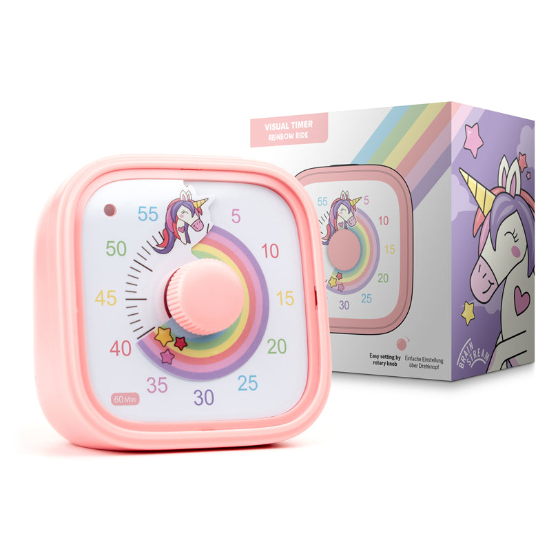 Contaminuti/Pianificatore visivo "Rainbow Ride" cm 8x8x4,5