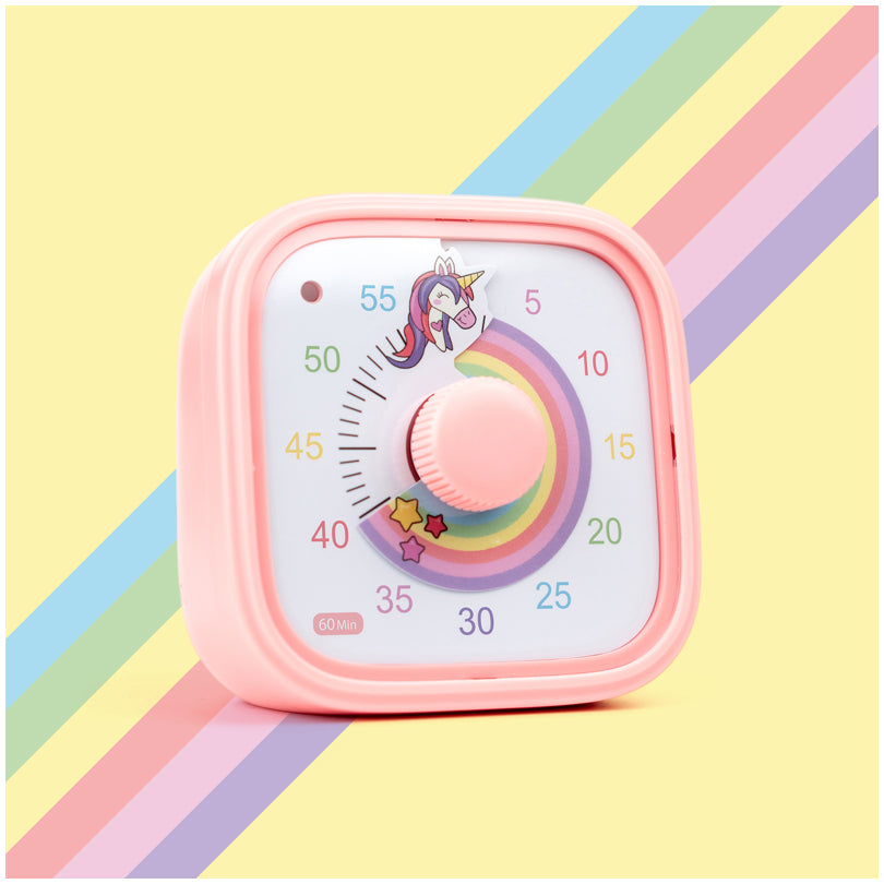 Contaminuti/Pianificatore visivo "Rainbow Ride" cm 8x8x4,5