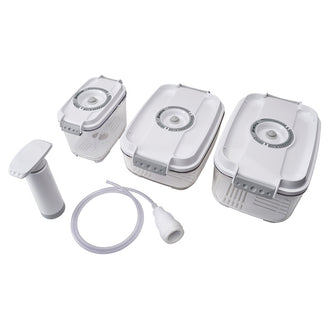 Contenitori per sottovuoto assortiti, 3 pezzi l 0,8/1,4/2