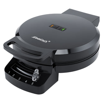 Macchina per waffle "WE 1", 5 cavità cuoriforme cm 19,5x25,5x8,5