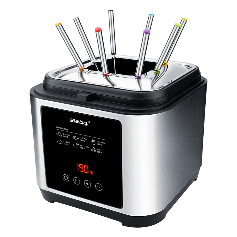 Friggitrice/Servizio fonduta per 8 persone "DF 150F" cm 24,5x25,5x26