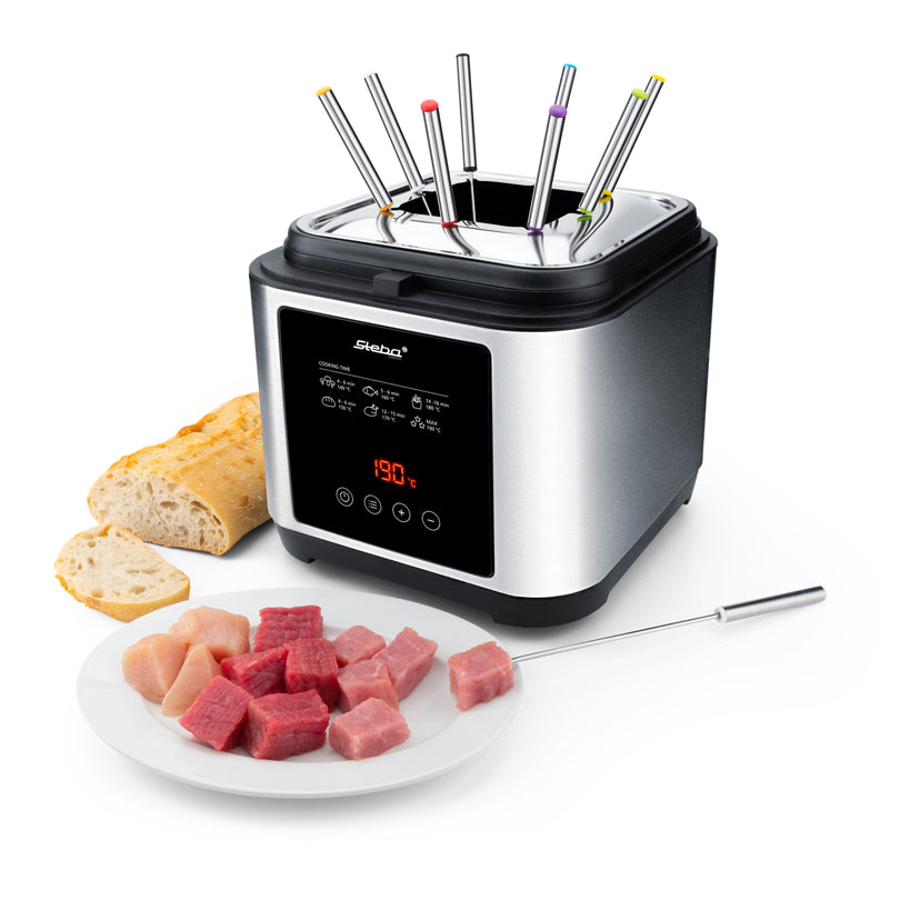 Friggitrice/Servizio fonduta per 8 persone "DF 150F" cm 24,5x25,5x26