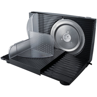 Affettatrice elettrica multifunzionale "AS 100" con lama ondulata (cm Ø17) cm 26,5x33x20