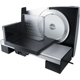 Affettatrice elettrica multifunzionale "AS 200" con lama universale 2 in 1 (cm Ø17) cm 23x33,5x23,5