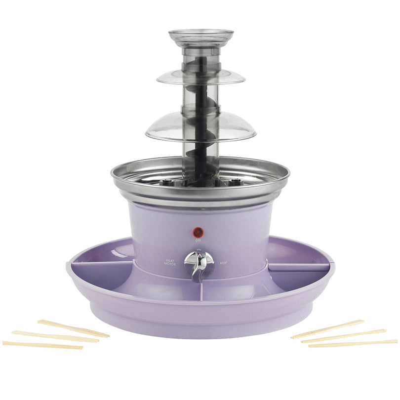 Fontana di cioccolato con vassoio cm Ø26x26