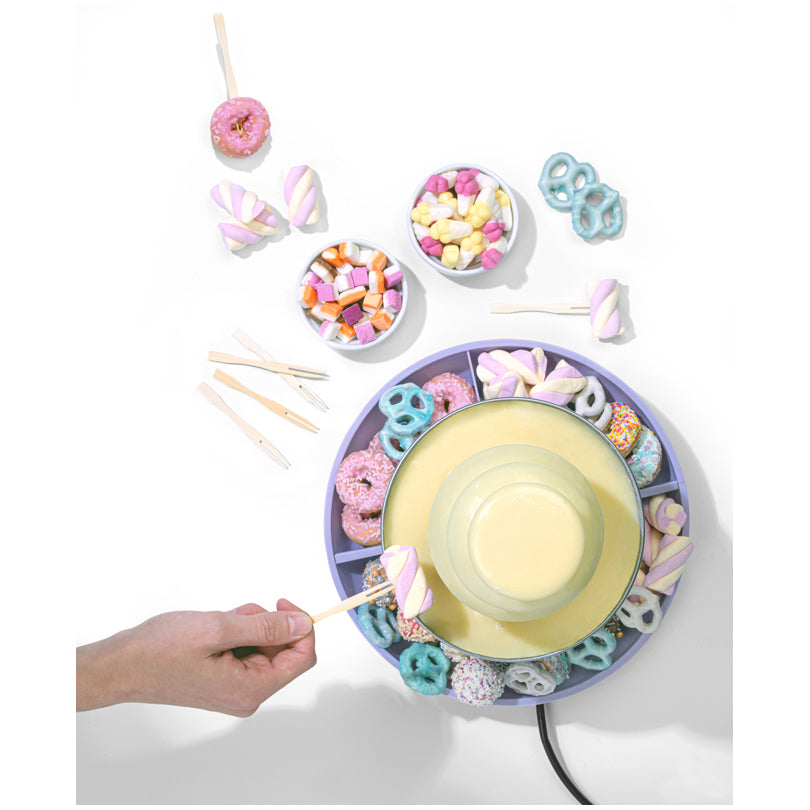 Fontana di cioccolato con vassoio cm Ø26x26