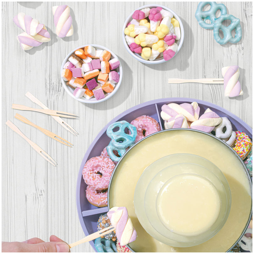 Fontana di cioccolato con vassoio cm Ø26x26